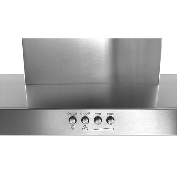 36" Stainless Steel Wall Mount Flat Range Hood WVW57UC6FS