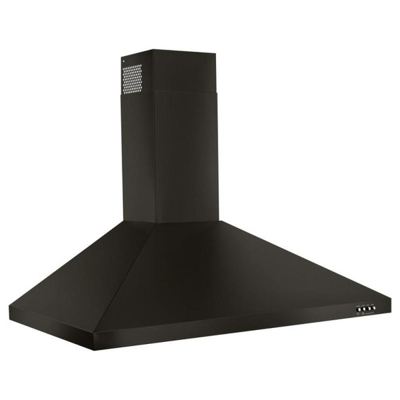 Whirlpool® 36" Contemporary Black  Stainless Wall Mount Range Hood WVW53UC6HV