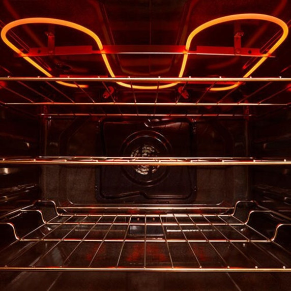 Whirlpool® 30-inch Smart Electric Range with Air Cooking Technology, WipeClean™ Coating, Steam/Self Cleaning, Rapid Preheat 5.3 CuFt Capacity YWFES7530RZ