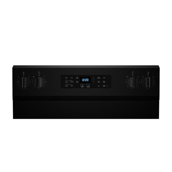 Whirlpool® 30-inch Energy Star Electric Range with Air Cooking Technology, No Preheat Air Fry and Air Baking and Self Clean YWFES5030RB