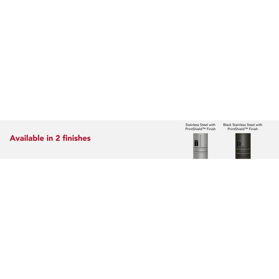 Kitchenaid® 26.2 Cu. Ft. Multi-Door French Door Refrigerator with Platinum Interior KRMF536RPS Kitchenaid® 26.2 Cu. Ft. Multi-Door French Door Refrigerator with Platinum Interior KRMF536RPS