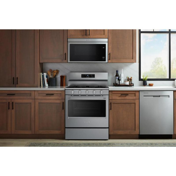 Maytag® 30-Inch Convection Gas Range With No Preheat Air Fry and Air Baking - 5.0 Cu. Ft. MFGS6030RZ