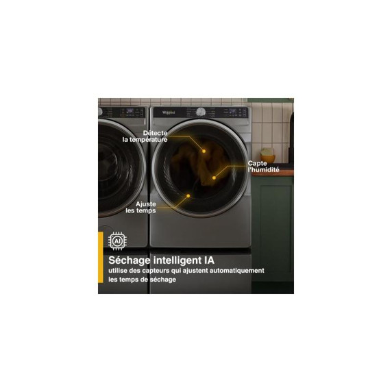 Whirlpool® 7.4 cu. ft. Smart Front Load ENERGY STAR® Certified Gas Dryer with Steam Capabilities WGD6720RU