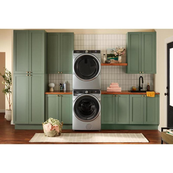 Whirlpool® 5.8 cu. ft. I.E.C. Smart Front Load ENERGY STAR® Certified Washer with FreshFlow™ Vent System and Intelligent Wash WFW6720RR