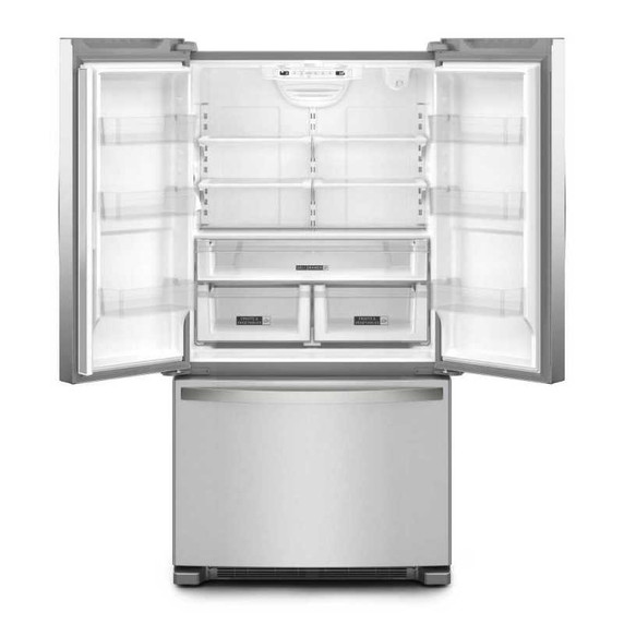 Whirlpool® 36-Inch Wide Counter-Depth French Door Bottom Mount Refrigerator - 20 cu. ft. WRFC2036RZ
