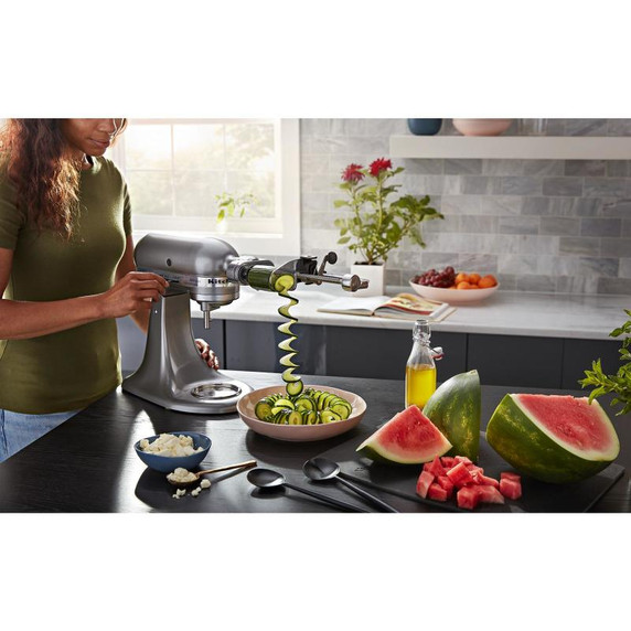 Kitchenaid® 5 Blade Spiralizer with Peel, Core and Slice KSM1APC Kitchenaid® 5 Blade Spiralizer with Peel, Core and Slice KSM1APC