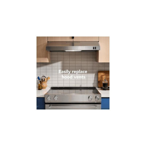 Kitchenaid® Smart Low Profile Microwave Hood Combination with Dual Fan Ventilation YKMML550RPS