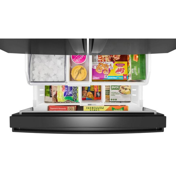 Whirlpool® 36-Inch French Door Refrigerator with Interior Water Dispenser - 31 cu. ft. WRFF3336SB