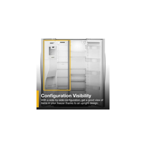 Whirlpool® 36-inch Counter Depth Side-by-Side Refrigerator with TruCool™ System WRSC5536RZ