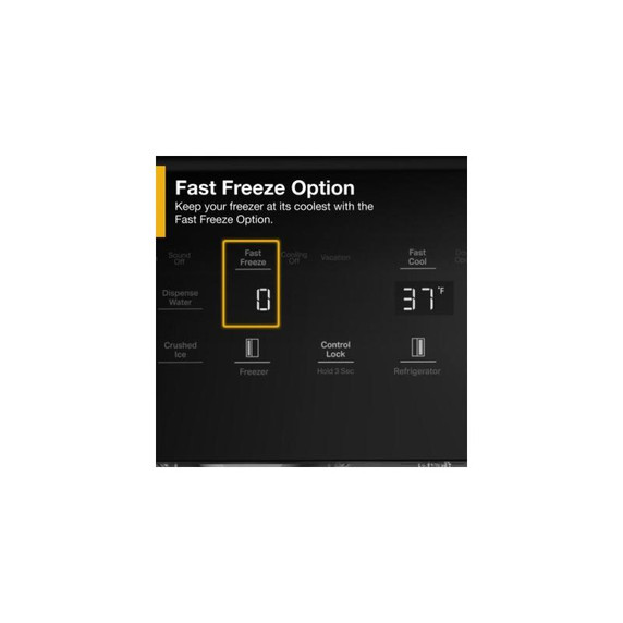 Whirlpool® 36-inch Counter Depth Side-by-Side Refrigerator with TruCool™ System WRSC5536RZ