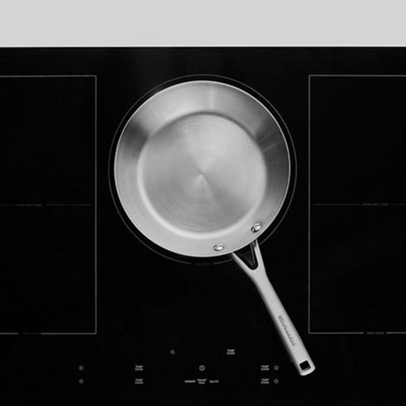 Kitchenaid® 36" Temp Cook™ Induction Cooktop with 5 Cooking Zones KCIT736SSS
