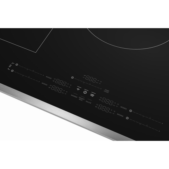 Whirlpool® 36" Intelligent Induction Cooktop with Temp Cook™ Technology and WipeClean™ Coating WCIT7536SS