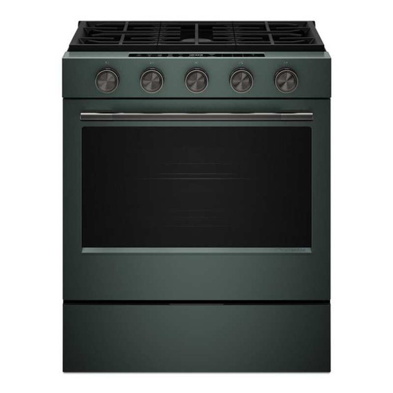 Kitchenaid® 5.0 Cu. Ft. Smart Slide-in Gas Range with Convection Cooking Modes and 2-in-1 Burner KSGS530SJP