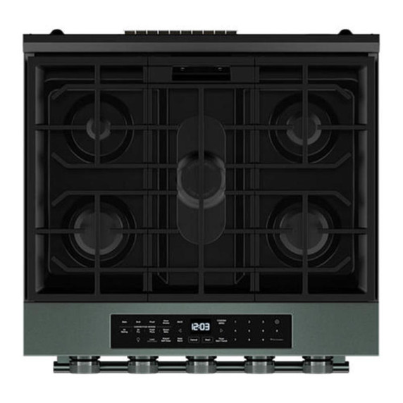 Kitchenaid® 5.0 Cu. Ft. Smart Slide-in Gas Range with Convection Cooking Modes and 2-in-1 Burner KSGS530SJP