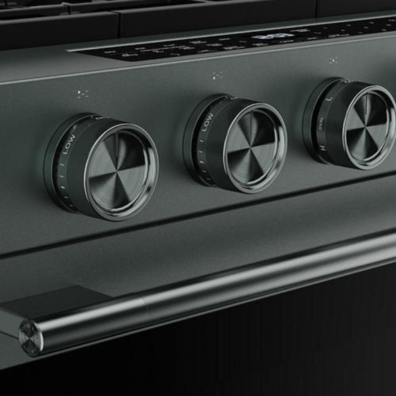 Kitchenaid® 5.0 Cu. Ft. Smart Slide-in Gas Range with Convection Cooking Modes and 2-in-1 Burner KSGS530SJP