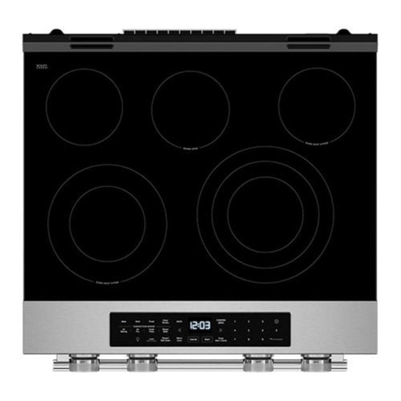Kitchenaid® 5.3 Cu. Ft. Slide-in Electric Range with Two Even-Heat™ Hyper Elements and Convection Cooking Modes YKSES530SPS