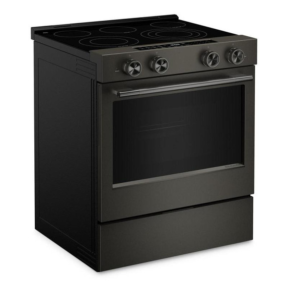 Kitchenaid® 5.3 Cu. Ft. Slide-in Electric Range with Two Even-Heat™ Hyper Elements and Convection Cooking Modes YKSES530SBE