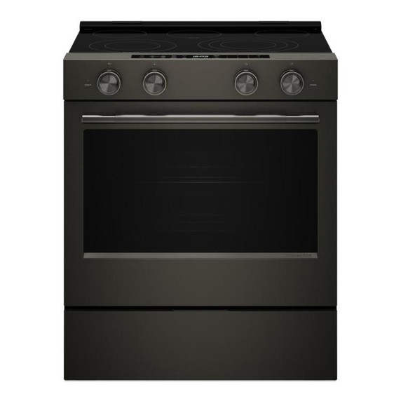 Kitchenaid® 5.3 Cu. Ft. Slide-in Electric Range with Two Even-Heat™ Hyper Elements and Convection Cooking Modes YKSES530SBE