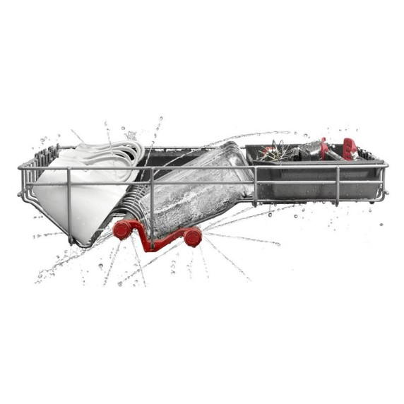 Kitchenaid® 360° Max Jets™ Third Rack Dishwasher with ProDry™ System, 44 dBA KDTS424SBE