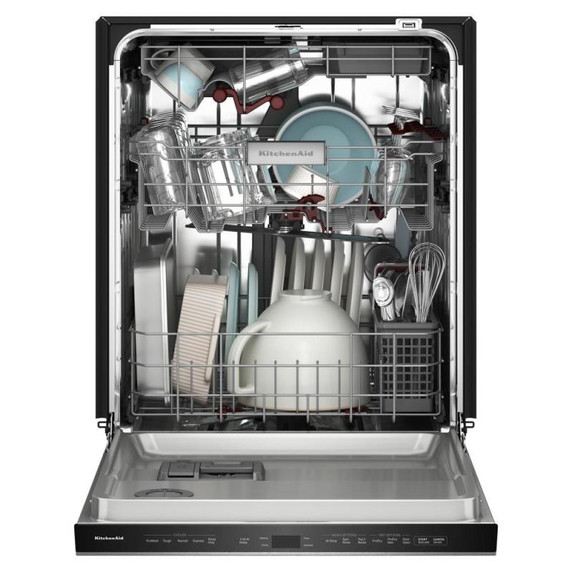 Kitchenaid® 360° Max Jets™ Third Rack Dishwasher with Advanced ProDry™ System and Ultra-bright LED Lighting, 44 dBA KDPS724SBE