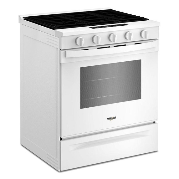 Whirlpool® 30-inch Gas Range with Air Cooking Technology WSGS5030SW