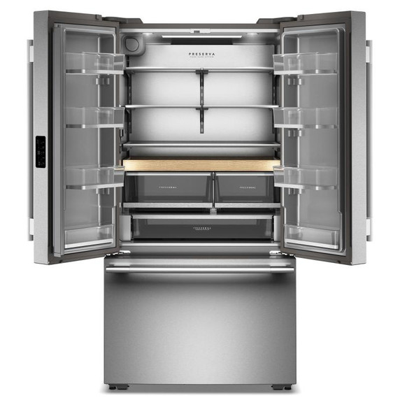 Kitchenaid® 24 cu. ft. 36-Inch Width Counter-Depth French Door Refrigerator with Interior Dispense KRFC236SPS Kitchenaid® 24 cu. ft. 36-Inch Width Counter-Depth French Door Refrigerator with Interior Dispense KRFC236SPS