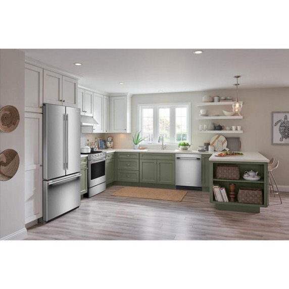Kitchenaid® 24 cu. ft. 36-Inch Width Counter-Depth French Door Refrigerator with Interior Dispense KRFC236SPS