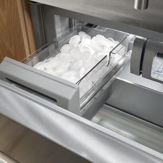 Kitchenaid® 20.8 Cu. Ft. 36" Built-In French Door Bottom Mount Refrigerator with Platinum Interior KBFN536SPS