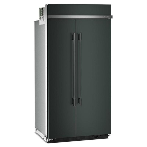 Kitchenaid® 25.5 Cu. Ft. 42" Built-In Side-by-Side Refrigerator with Platinum Interior KBSN742SJP Kitchenaid® 25.5 Cu. Ft. 42" Built-In Side-by-Side Refrigerator with Platinum Interior KBSN742SJP