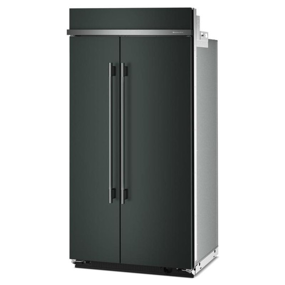 Kitchenaid® 25.5 Cu. Ft. 42" Built-In Side-by-Side Refrigerator with Platinum Interior KBSN742SJP Kitchenaid® 25.5 Cu. Ft. 42" Built-In Side-by-Side Refrigerator with Platinum Interior KBSN742SJP