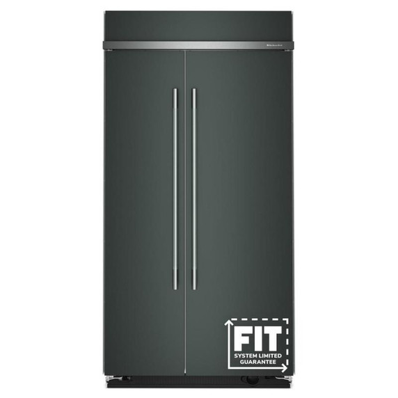 Kitchenaid® 25.5 Cu. Ft. 42" Built-In Side-by-Side Refrigerator with Platinum Interior KBSN742SBE