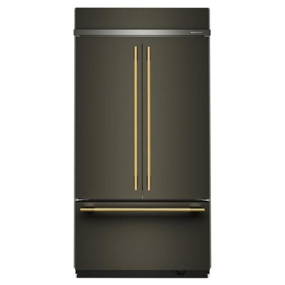 Kitchenaid® 24.2 Cu. Ft. 42" Built-In French Door Bottom Mount Refrigerator with Platinum Interior KBFN542SBE