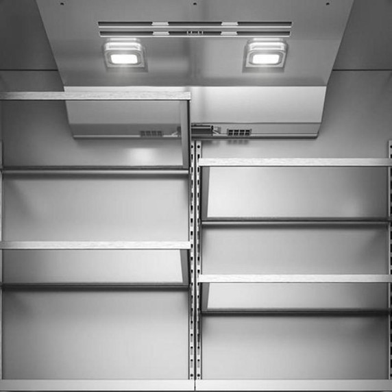 Kitchenaid® 24.2 Cu. Ft. 42" Built-In French Door Bottom Mount Refrigerator with Platinum Interior KBFN542SBE