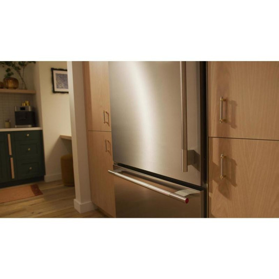 Kitchenaid® 20.8 Cu. Ft. 36" Built-In Bottom Mount Refrigerator with Platinum Interior KBBL336SPS