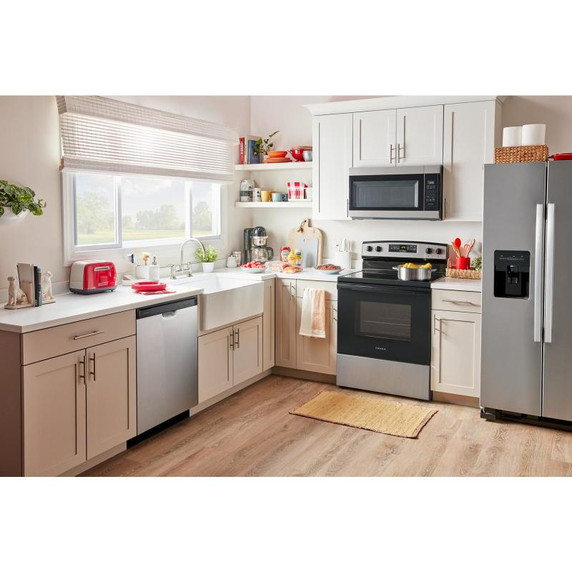30-inch Amana® Electric Range with Extra-Large Oven Window YAER6203MSS