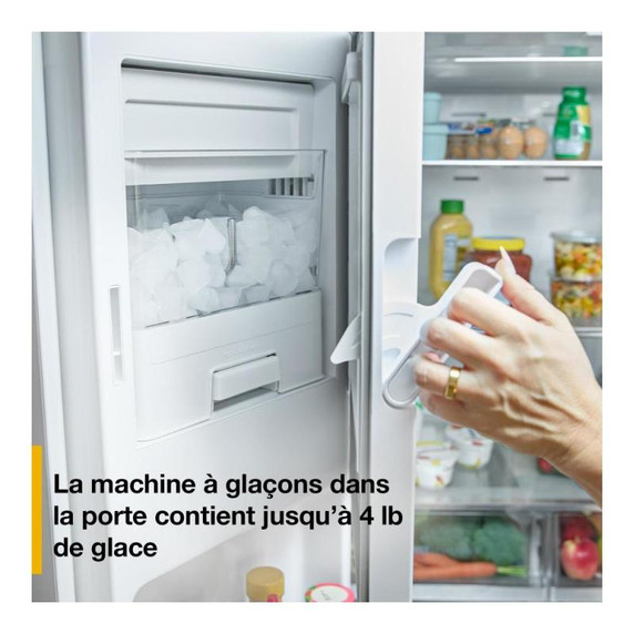Whirlpool® 29 Cu. Ft. Family-Sized Capacity French door refrigerator with Flexible Temperature Drawer WRMF3636SZ