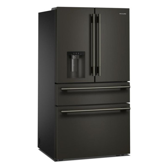 Kitchenaid® 29 cu. ft. French Door Refrigerator with Exterior Water and Ice and FreshChill™ Full-Width Refrigerated Drawer KRMF436SBE Kitchenaid® 29 cu. ft. French Door Refrigerator with Exterior Water and Ice and FreshChill™ Full-Width Refrigerated Drawer KRMF436SBE
