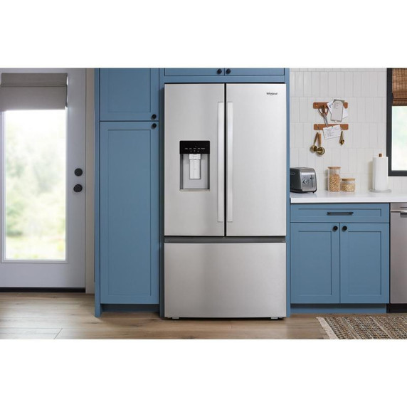 Whirlpool® 36-inch Wide True Counter Depth 3-Door French Door Refrigerator - 23.4 cu. ft. WRFC5036RZ