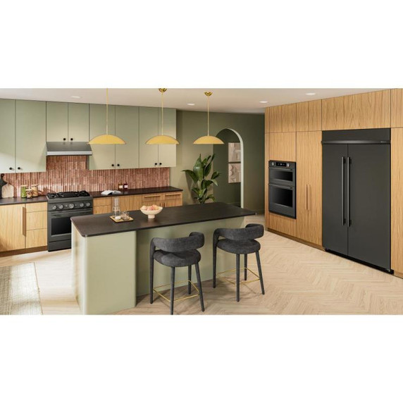 Kitchenaid® 30-inch Smart Electric Combo Wall Oven with Assisted Cooking Modes - Black Ore KOEC730SBE