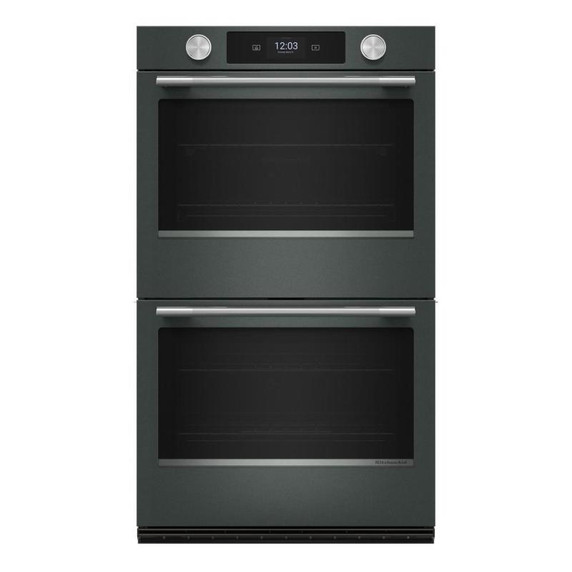 Kitchenaid® 30-inch Smart Electric Double Wall Oven with Assisted Cooking Modes - Juniper KOED730SJP
