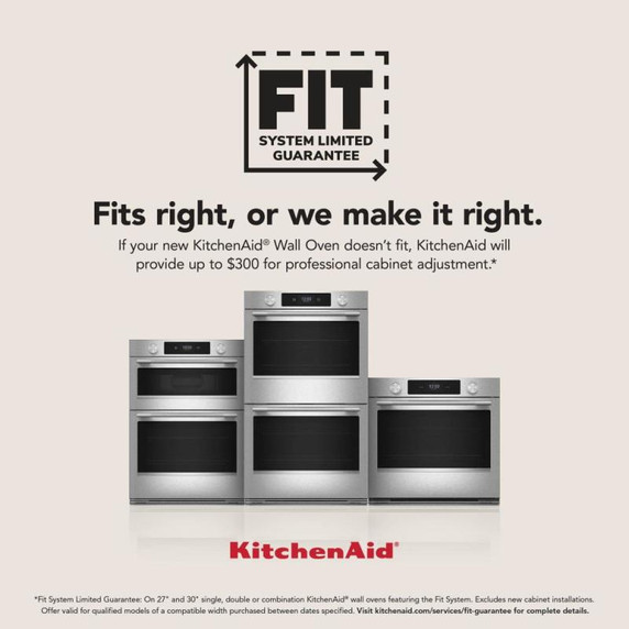 Kitchenaid® 27-inch Smart Electric Double Wall Oven with Assisted Cooking Modes - PrintShield™ Finish KOED727SPS