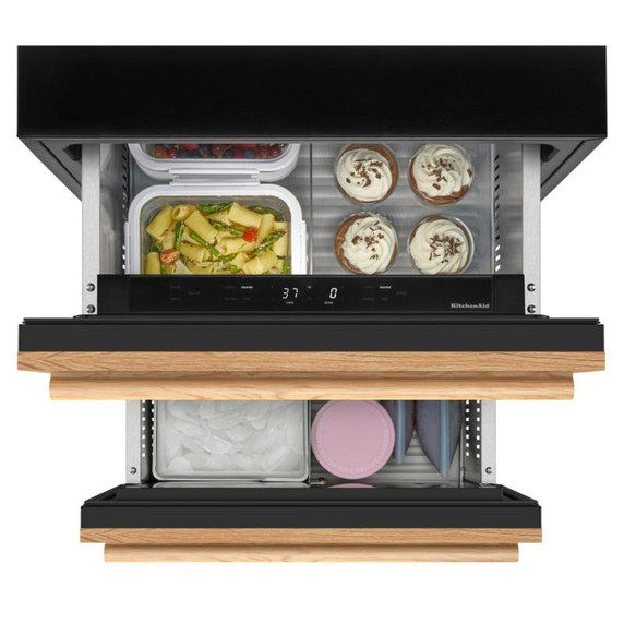 Kitchenaid® 24" Panel-Ready Undercounter Double-Drawer Refrigerator KURT524SPA