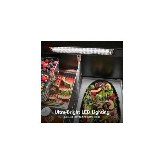 Kitchenaid® 24" Stainless Steel Undercounter Double-Drawer Refrigerator KURT524SSB