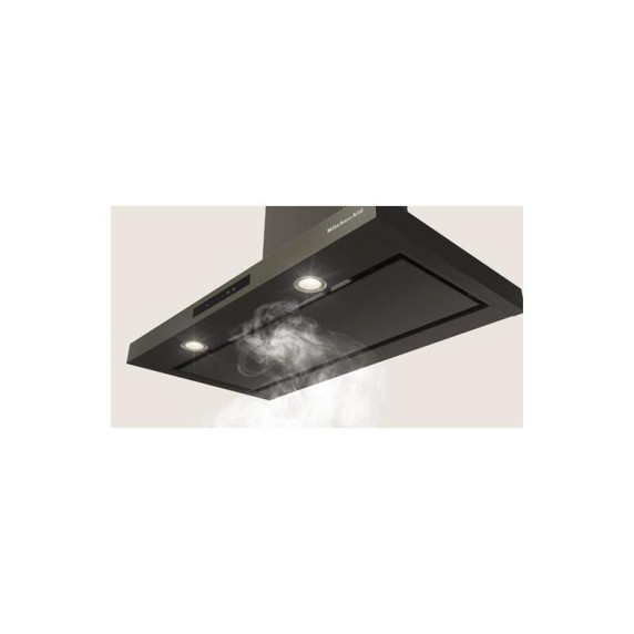 KitchenAid® 36-inch Wall-Mount, 4-Speed Canopy Hood KVWC736SBE