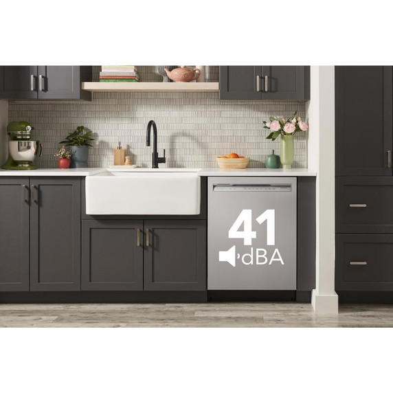 Kitchenaid® Third Level Jet Rack Dishwasher in PrintShield™ Finish, 41 dBA KDFE304RPS Kitchenaid® Third Level Jet Rack Dishwasher in PrintShield™ Finish, 41 dBA KDFE304RPS