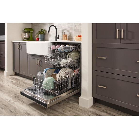 Kitchenaid® Third Level Jet Rack Dishwasher in PrintShield™ Finish, 41 dBA KDFE304RPS Kitchenaid® Third Level Jet Rack Dishwasher in PrintShield™ Finish, 41 dBA KDFE304RPS