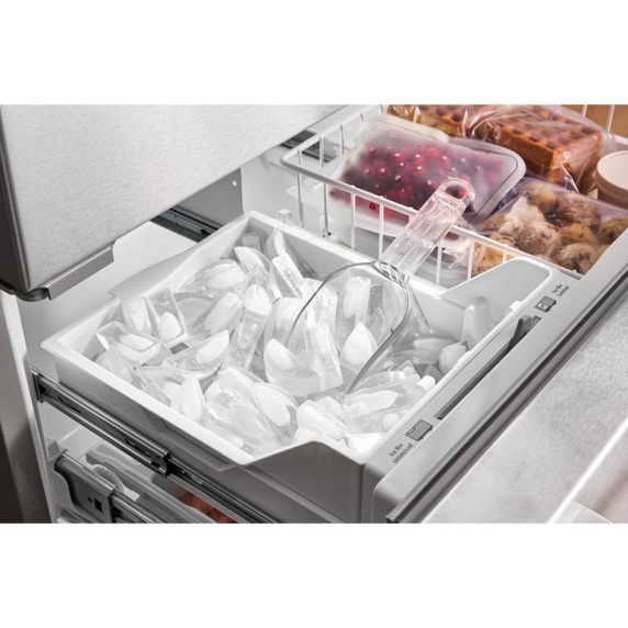 Kitchenaid® 22 Cu. Ft. 36-Inch Panel-Ready Counter-Depth French Door Refrigerator with Internal Water Dispenser KRFC136TPA