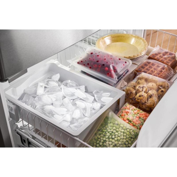Kitchenaid® 25 Cu. Ft. 36-Inch Standard-Depth French Door Refrigerator with Internal Water Dispenser KRFF136SPS