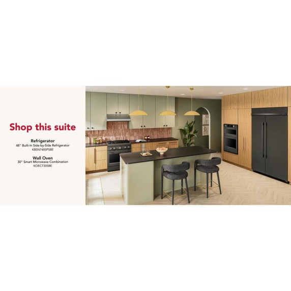 KitchenAid® 30-Inch 4 Burner Commercial-Style Dual Fuel Range with No Preheat Air Fry Mode KFDS930SBE
