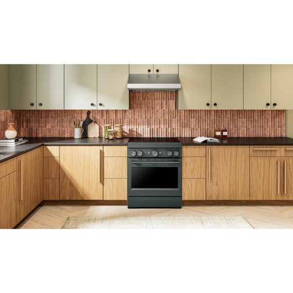 Kitchenaid® 30-Inch 4-Element Induction Freestanding Commercial-Style Range with Air Fry KFIS930SJP